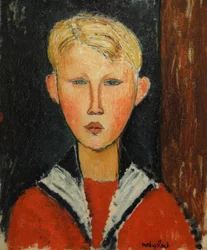 Le garçon aux yeux bleus